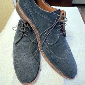 Allen Edmonds McGregor Blue Suede Wingtip Oxford